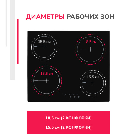 Электрическая варочная панель Simfer H60D14B000