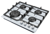 Газовая варочная панель Meferi MGH604WH GLASS COMFORT
