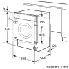 Встраиваемая стирально-сушильная машина Bosch WKD28543EU
