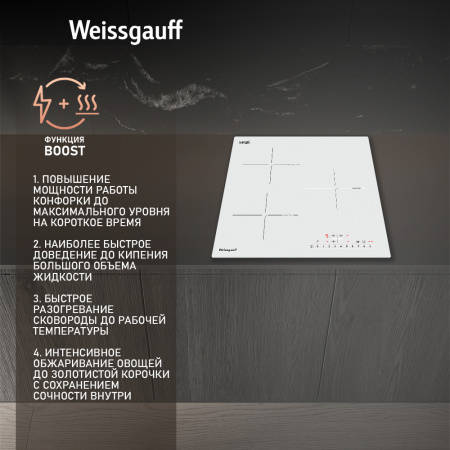 Стеклокерамическая панель Weissgauff HI 430 WSC