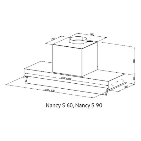 Вытяжка Kuppersberg NANCY S 90 Black