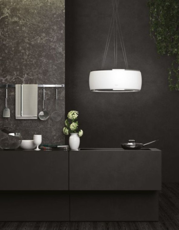 Вытяжка Falmec SOFFIO IS 58 White Satin Glass