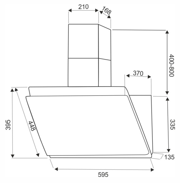 Вытяжка кухонная EXITEQ EX-1126 white