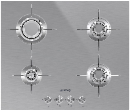 Газовая варочная панель Smeg PXL664