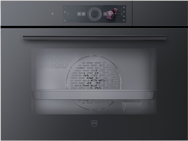 Паровой шкаф V-Zug CombiSteamer V6000 45F черное стекло