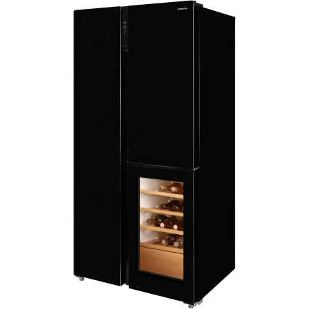 Холодильник Hiberg RFS-700DX NFGB inverter Wine