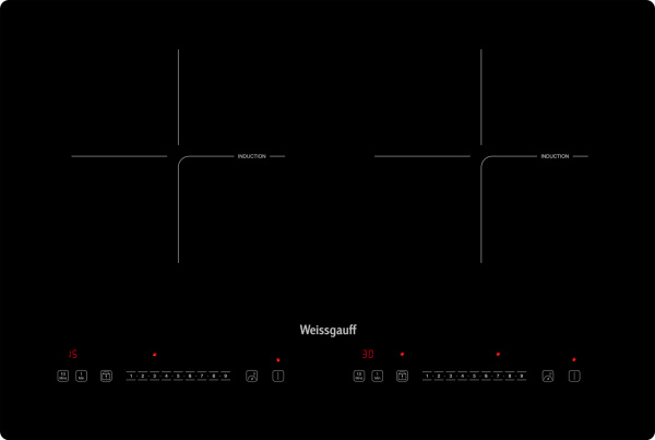 Стеклокерамическая варочная панель Weissgauff HI 412 H