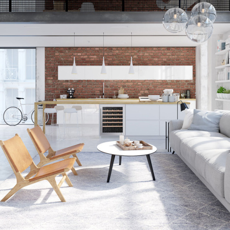 Винный шкаф встраиваемый Dunavox DAUF-46.138SS