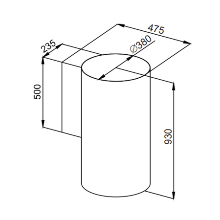 Кухонная вытяжка Maunfeld Lee Wall (sensor) 39 белый
