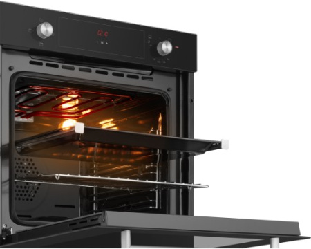 Газовый духовой шкаф Weissgauff WGO 706 D Black Glass