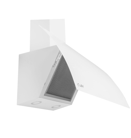 Наклонная кухонная вытяжка LEX PLAZA GS 600 WHITE