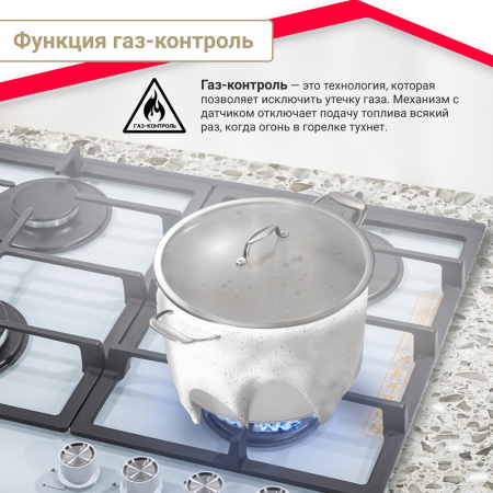 Газовая варочная панель Simfer H60H40W516