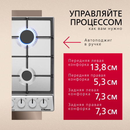 Газовая варочная поверхность Hansa BHGI6318511