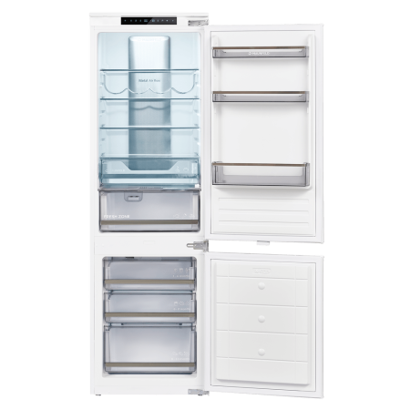 Холодильник-морозильник встраиваемый MAUNFELD MBF17754NFWHGR LUX Inverter