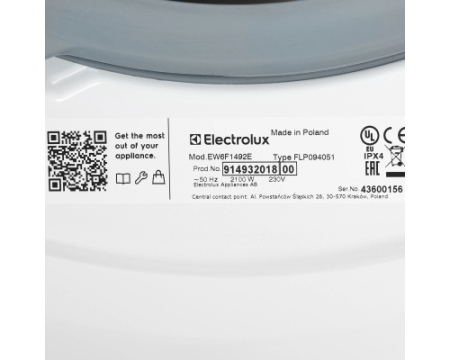 Стиральная машина Electrolux EW6F1492E