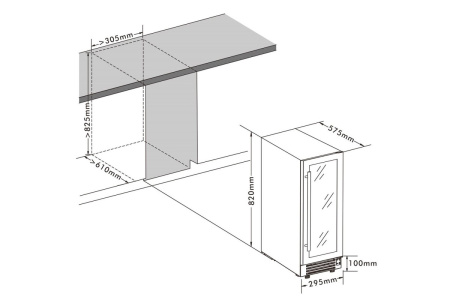 Винный шкаф Cellar Private CP020-1T