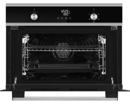 Встраиваемый компактный духовой шкаф с СВЧ Weissgauff OE 449 PDXK
