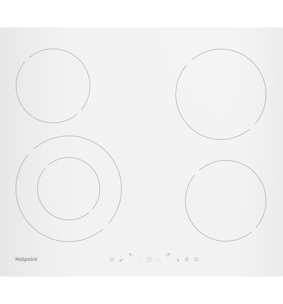 Электрическая варочная панель Hotpoint HR 6T2 C WH