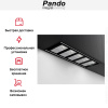 Вытяжка Pando GTI/810 NEGRO V.1050 ECO SEC PLUS