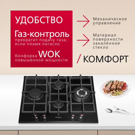 Газовая панель Hansa BHKS65135