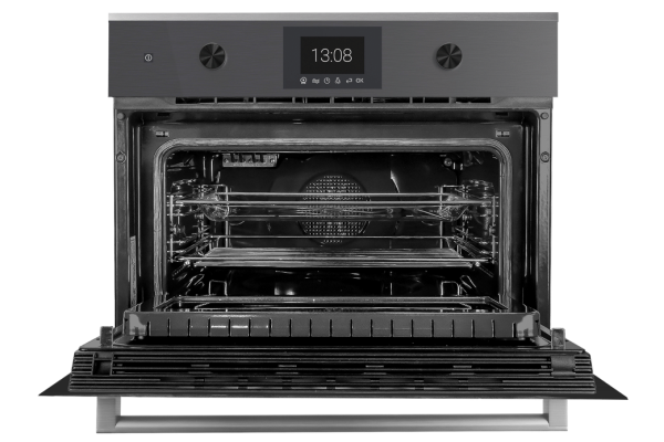 Компактный духовой шкаф с микроволнами Kuppersbusch CBM 6350.0 GPH 6 Black Steel