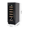 Винный шкаф встраиваемый Libhof Connoisseur CX-19 Black