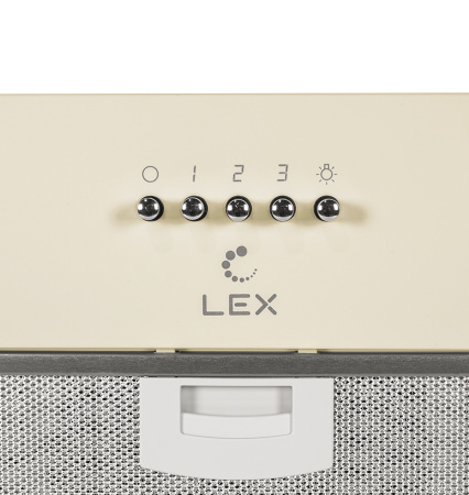 кухонная вытяжка LEX Ghost 600 IVORY LIGHT БЕЛЫЙ АНТИК