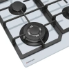 Газовая варочная панель Meferi MGH604WH GLASS COMFORT