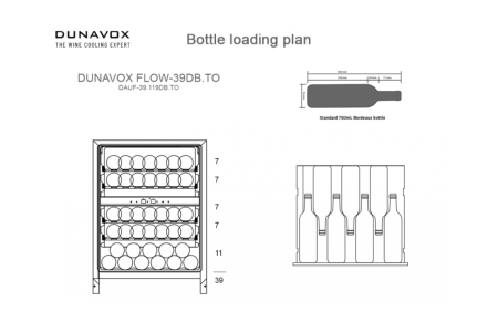 Винный шкаф Dunavox DAUF-39.119DB.TO