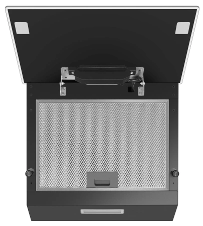 Наклонная пристенная вытяжка Meferi AIRBOX45BK LIGHT