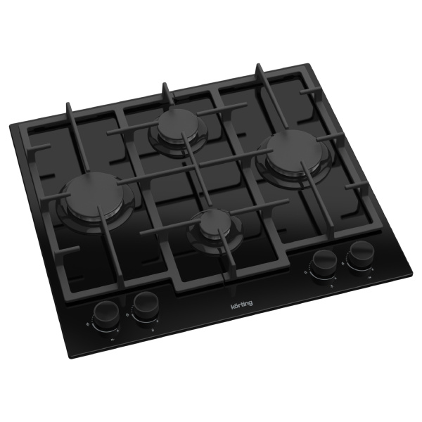 Газовая стеклянная варочная панель Korting HGG 6301 CN