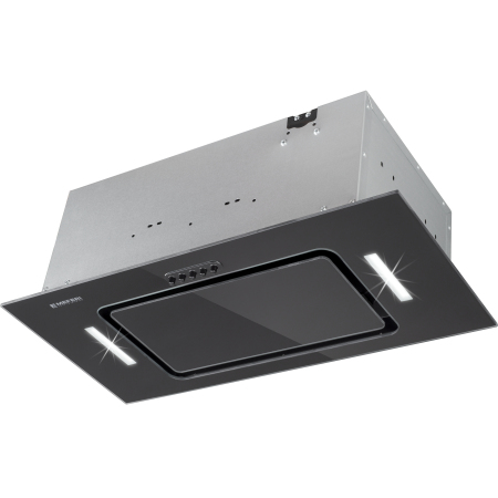 Полновстраиваемая вытяжка MEFERI INBOX60BK GLASS ULTRA