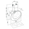 Настенная вытяжка Sirius SLTC 94 ECLIPSE black/copper