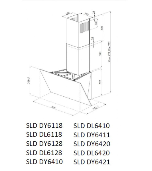 Вытяжка Schaub Lorenz SLD DY6118