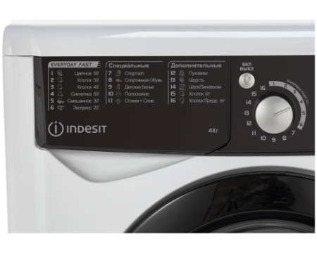 Стиральная машина узкая Indesit EWUD 4105 BK CIS