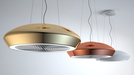 Островная вытяжка Sirius SILT 26 DERUTA gold