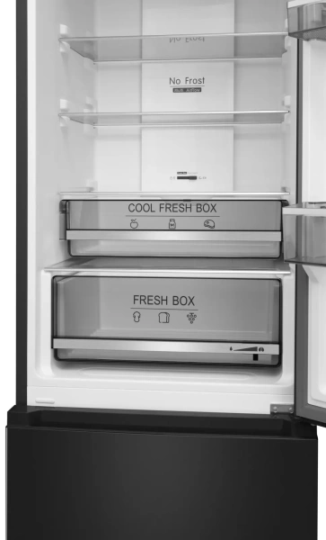 Холодильник с инвертором Meferi MFR185BK TOTAL NO FROST COMBI ULTRA