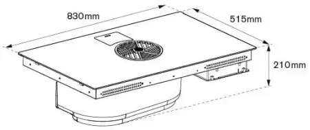 Индукционная варочная панель Bertazzoni P804ICH2M37NT