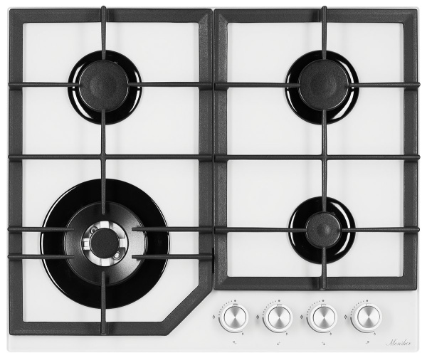 Газовая варочная панель Monsher MGG 60 Blanc