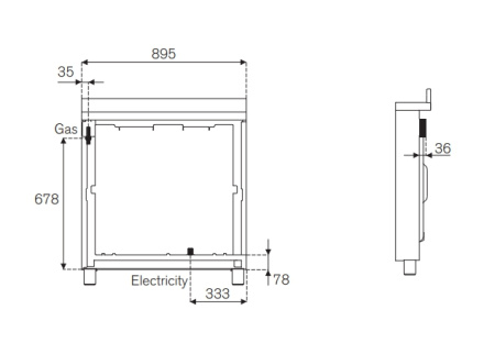 Варочный центр Bertazzoni HER906MFESNET