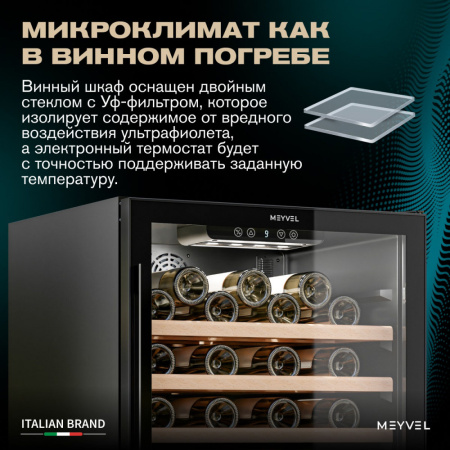 Винный шкаф Meyvel MV52-KBT1