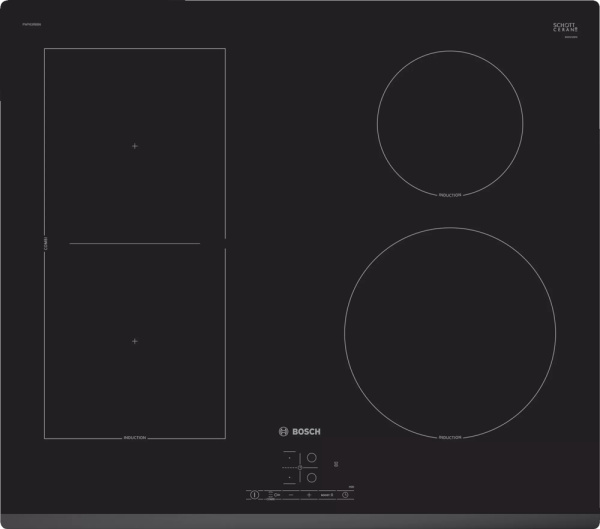 Встраиваемая индукционная панель Bosch PWP63RBB6E