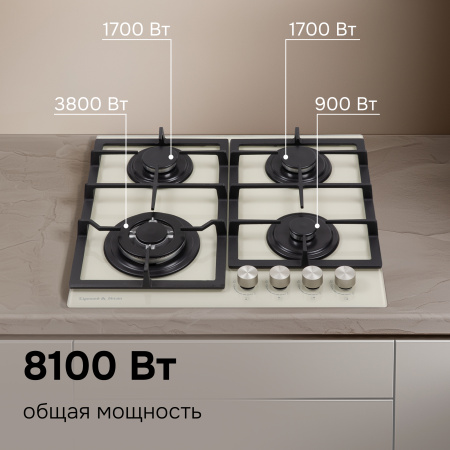 Газовая варочная панель Zigmund & Shtain M 26.6 I