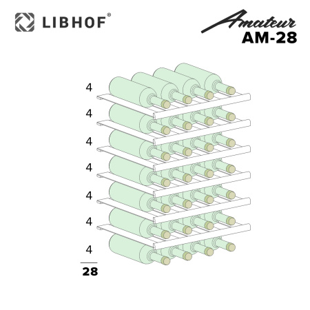 Винный шкаф Libhof Amateur AM-28 Black