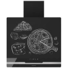Наклонная вытяжка KRONA DOMENIKA 600 BLACK/INOX S