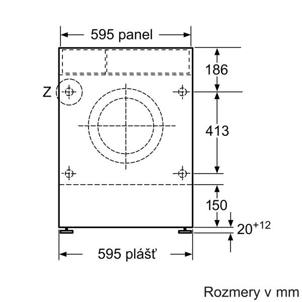 Встраиваемая стирально-сушильная машина Bosch WKD28543EU