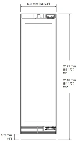 Встраиваемый винный шкаф Signature Kitchen Suite SKSCW243RP