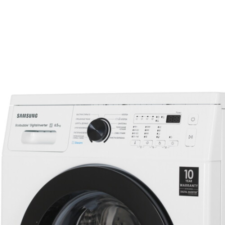 Стиральная машина Samsung WW65A4S21CE/LP, белый корпус/черный люк
