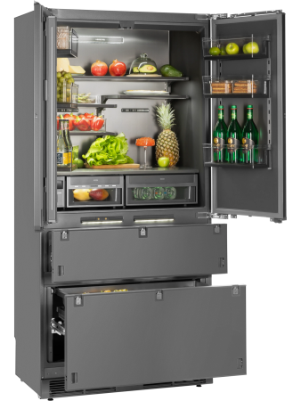 Встраиваемый холодильник HIBERG S-RFQ 800 FB inverter (French door)