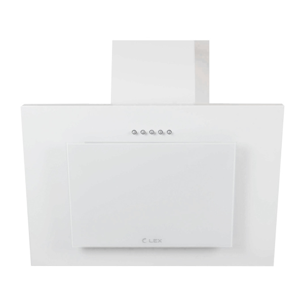 Наклонная кухонная вытяжка LEX Mini 600 White